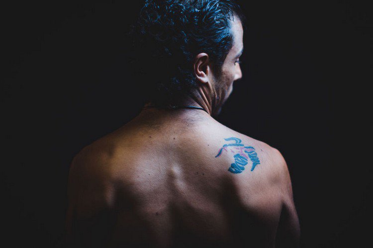 man shoulder tattoo