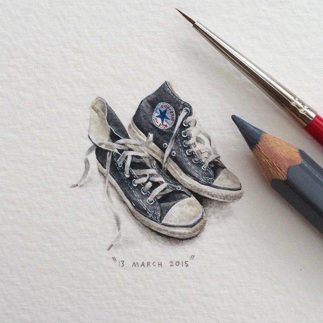 march converse tiny painting lorraine loos