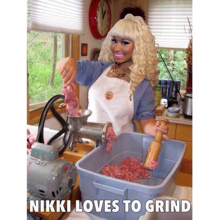 nikki minaj meat grinder