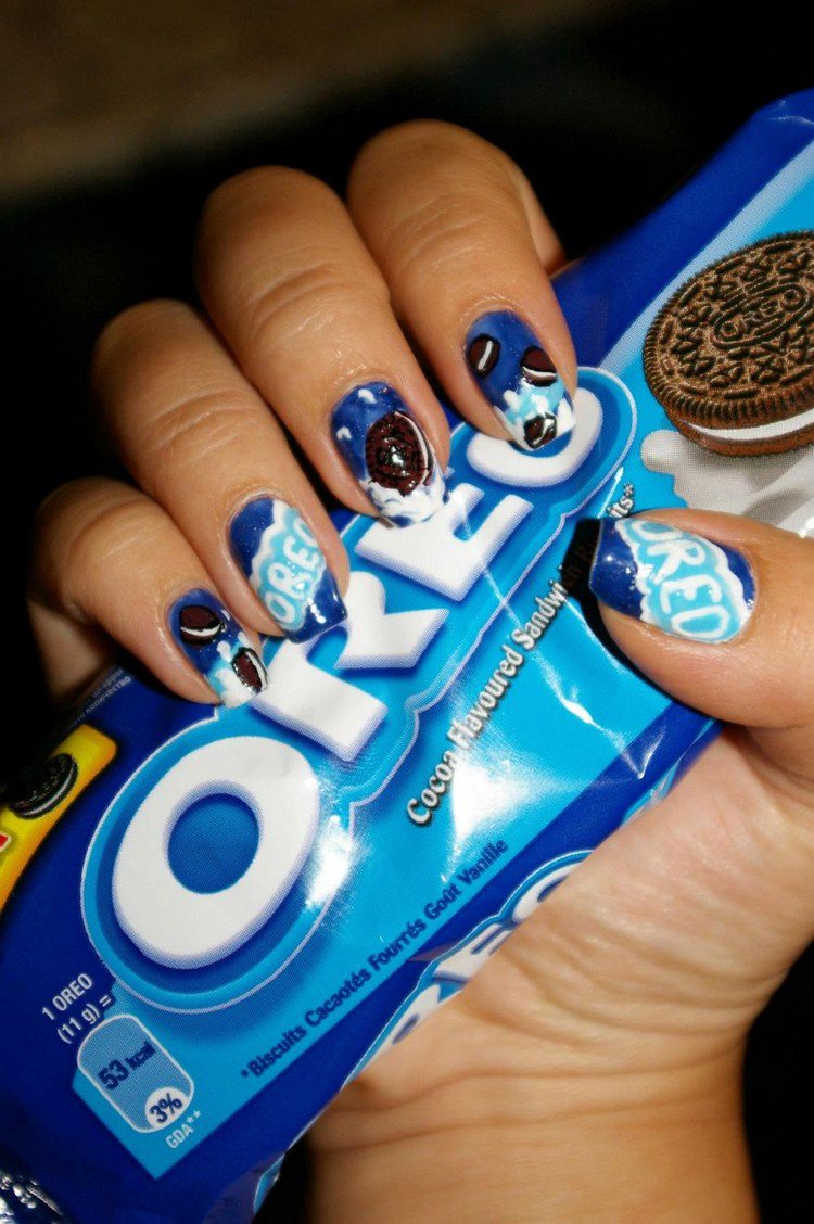 oreo nails