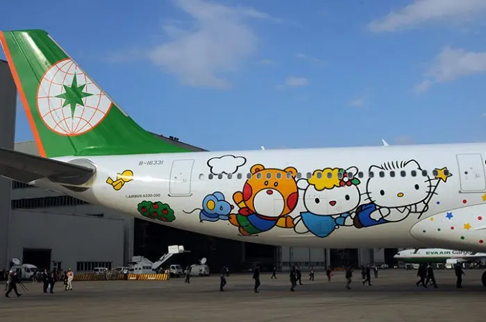 outside-the-hello-kitty-airplane