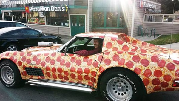 pizza car