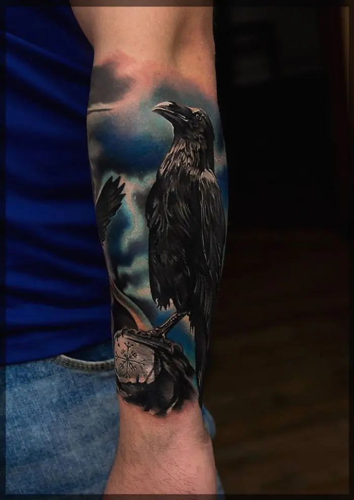 raven tattoo