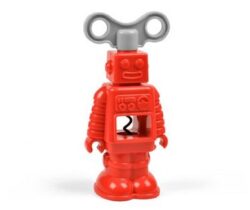 robot corkscrew red