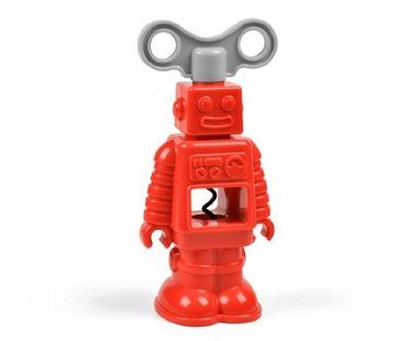 robot corkscrew red