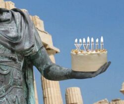 roman numeral birthday candles