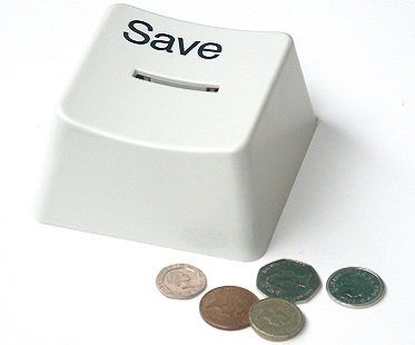 save button money box