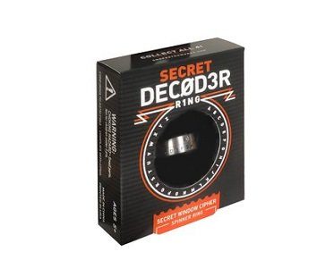 secret decoder ring box