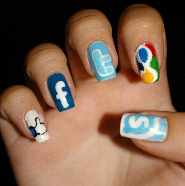 social media nails