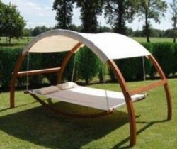 swing bed with canopy