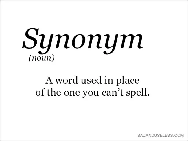 word-synonym