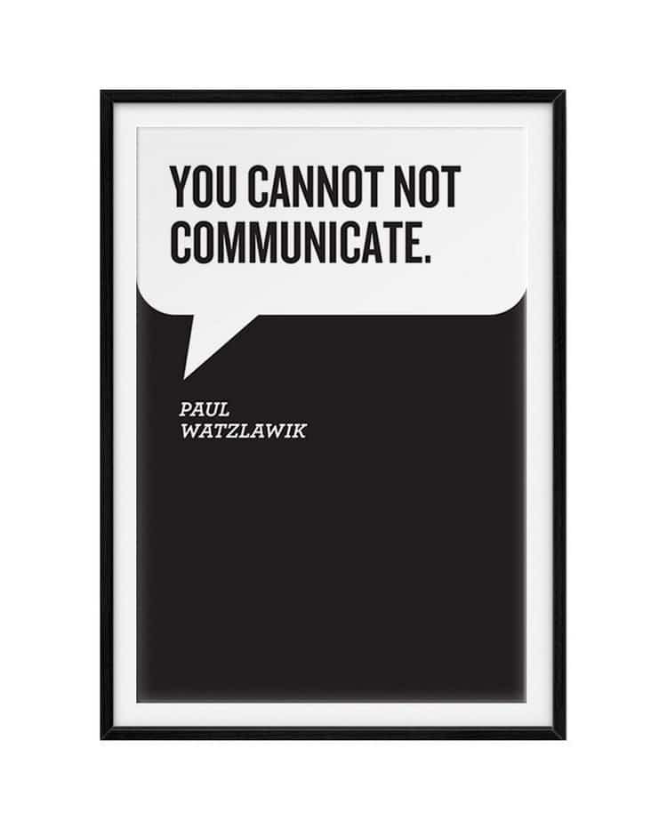 you cannot communicate