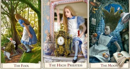 Alice In Wonderland Tarot Cards 150th Anniversary