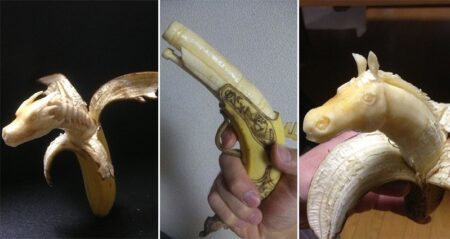 Banana Carvings