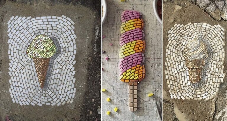 Chicago Potholes Fixed With Flowers And Ice Cream