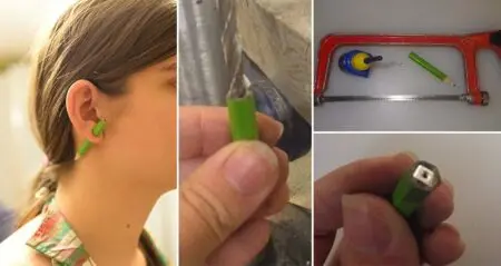 DIY Pencil Earring