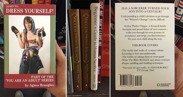 Fake Self Help Books