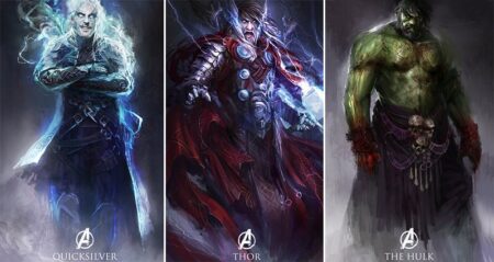 Fantasy Drawings Avengers Heroes
