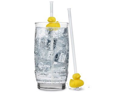 Floating Duck Drinking Straws