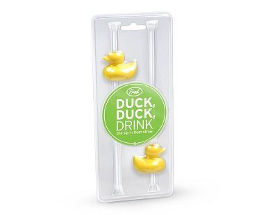Floating Duck Drinking Straws pack