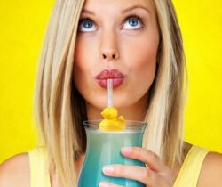 Floating Duck Drinking Straws yellow