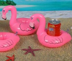 Inflatable Flamingo Drink Holders