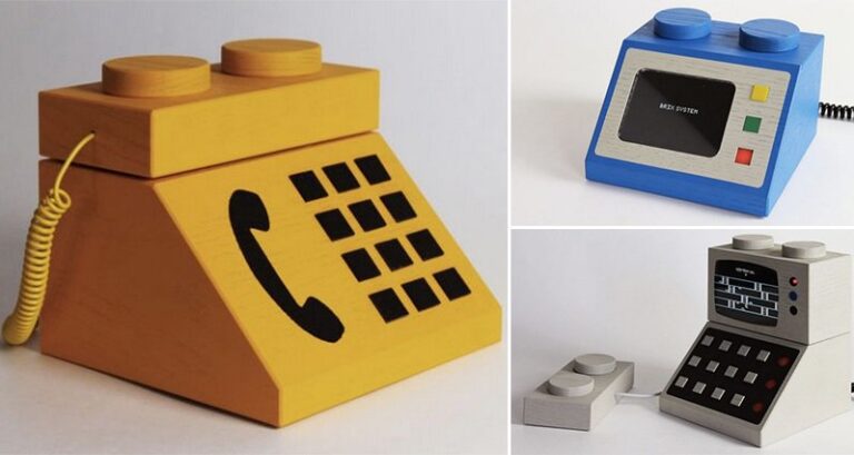 Life-Size Working Models Lego Computer Consoles