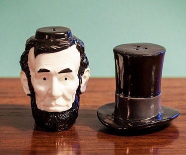 Lincoln Salt and Pepper Shakers