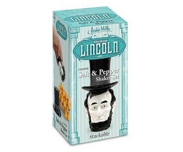 Lincoln Salt and Pepper Shakers box