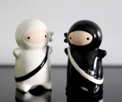 Ninja Kids Salt & Pepper Shaker Set