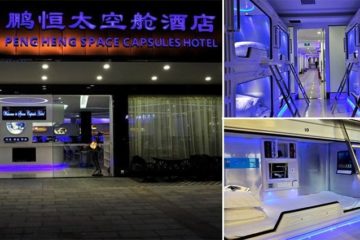 Peng Heng Space Capsules Hotel in Shenzhen China