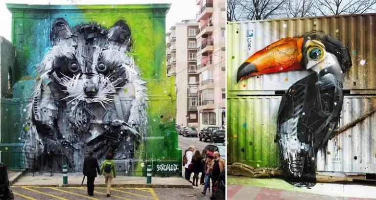Street Artist Series Big Trash Animals