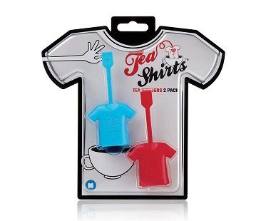 T-shirt tea infuser red blue