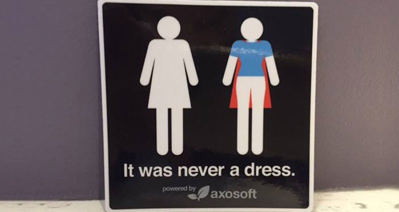 ''It Was Never A Dress'' Is A Campaign That Will Change The Way You Look At Women's Bathroom