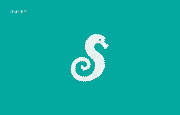 alphabet seahorse