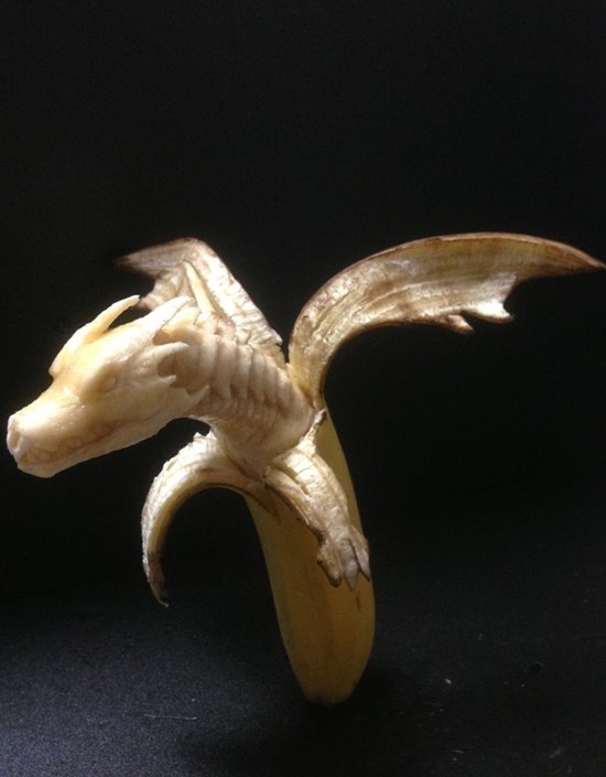 banana-carvings-dragon