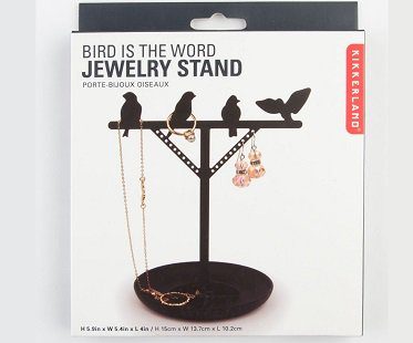 bird jewelry stand box
