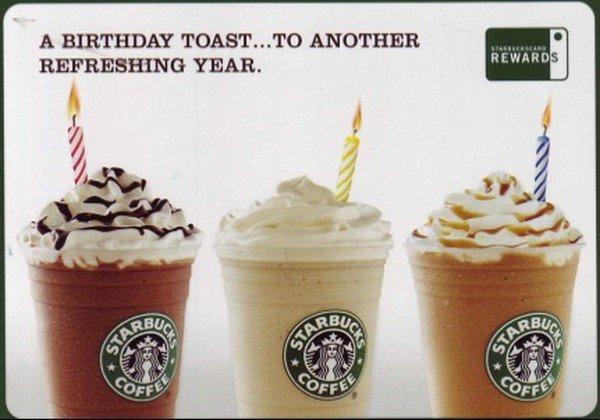 birthday free starbucks