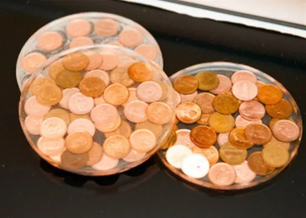 coin coasters