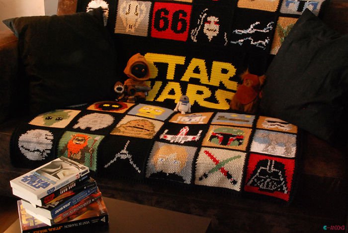 couch star wars blanket