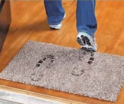 dirt trapping doormat
