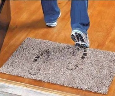 dirt trapping doormat