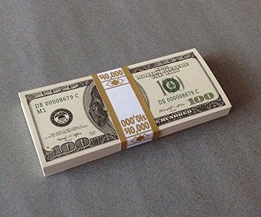 fake money stack