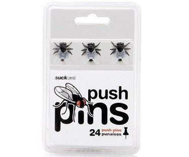 fly push pins pack