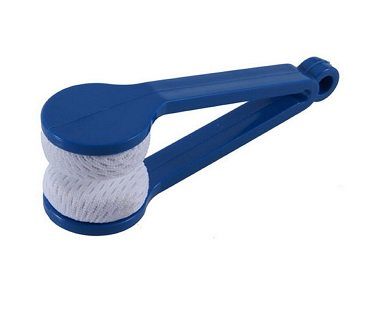 glasses cleaning tool microfiber blue