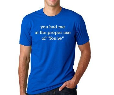 grammar t-shirt