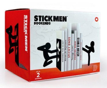 karate stickmen bookends box