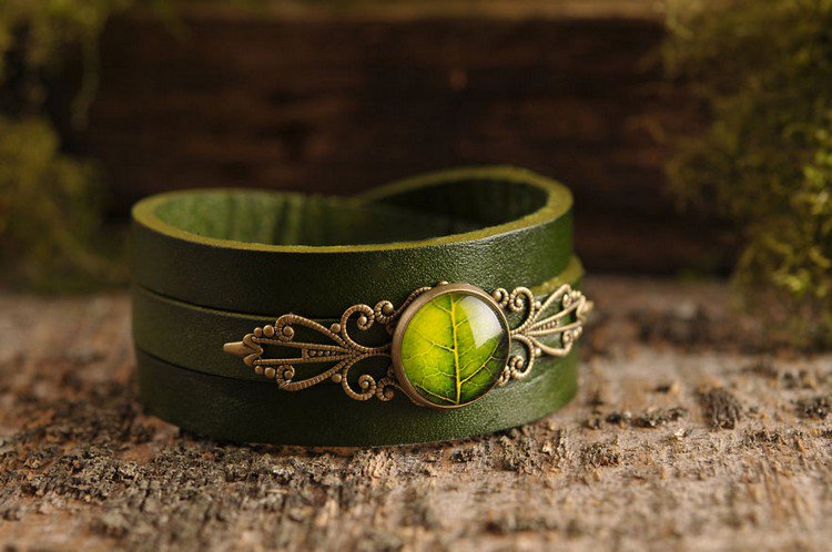 leaf bracelet