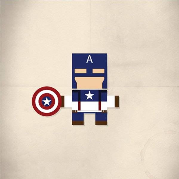 minimalist-pop-avengers-captain-america