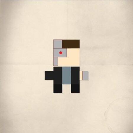 These 8-Bit Style Minimalist Illustrations Of Pop Culture Icons Are ...
